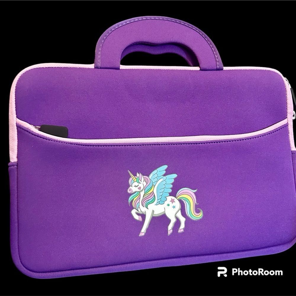 Purple Unicorn Case/bag for tablet/ipad or laptop